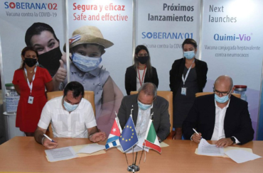 Институт вакцин Финлай подписывает меморандум о взаимопонимании с итальянской компанией по производству вакцины Soberana 02